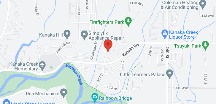 map of 7 23709 111A AVENUE